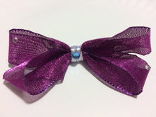 Shiny Purple Hair Bow