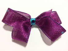 Shiny Purple Hair Bow