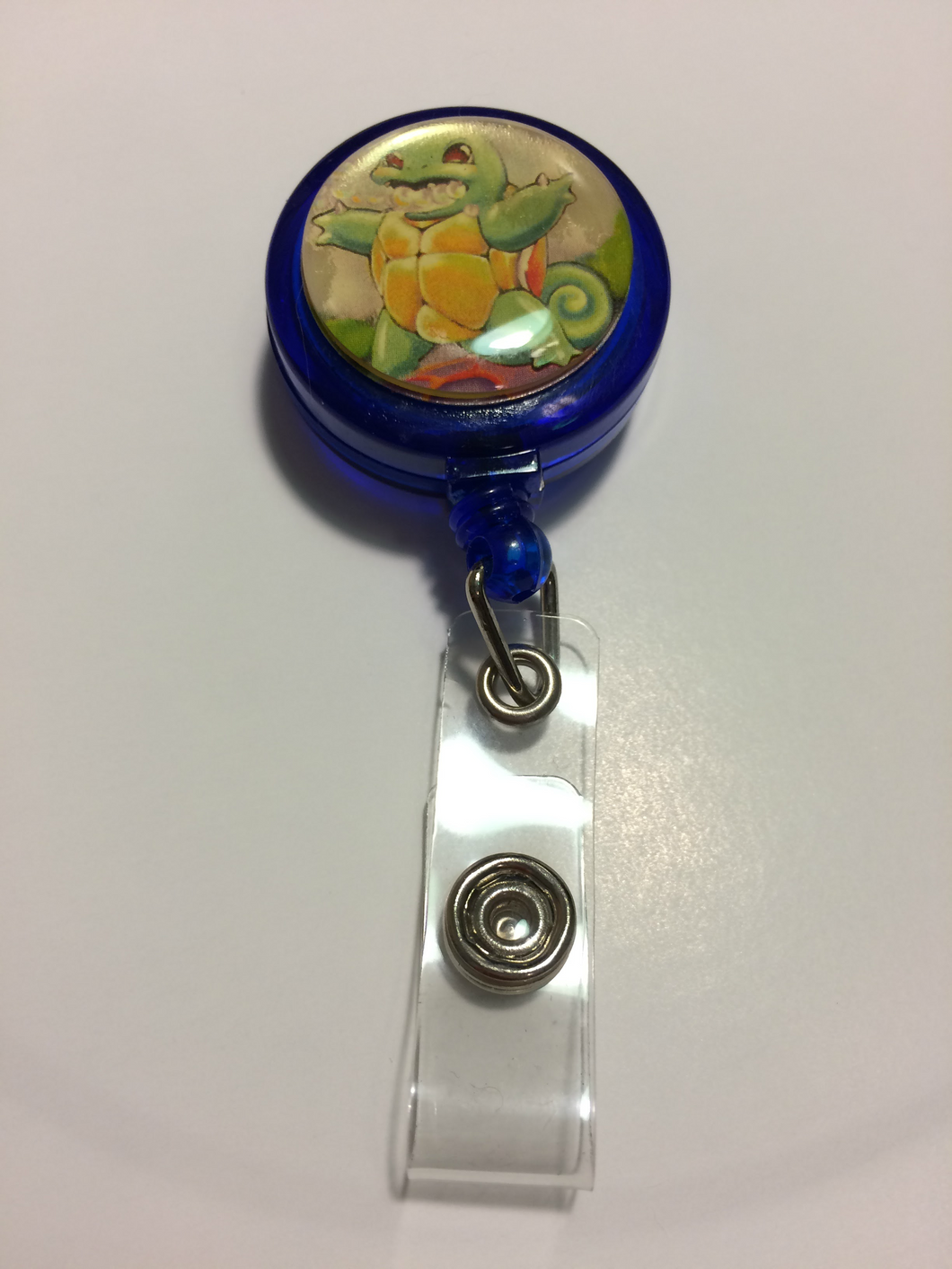 Squirtle Badge Holder: Clip-on, Retractable